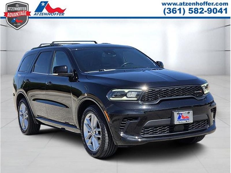 2024 Dodge Durango GT Plus in Db Black Clearcoa — front three-quarter view