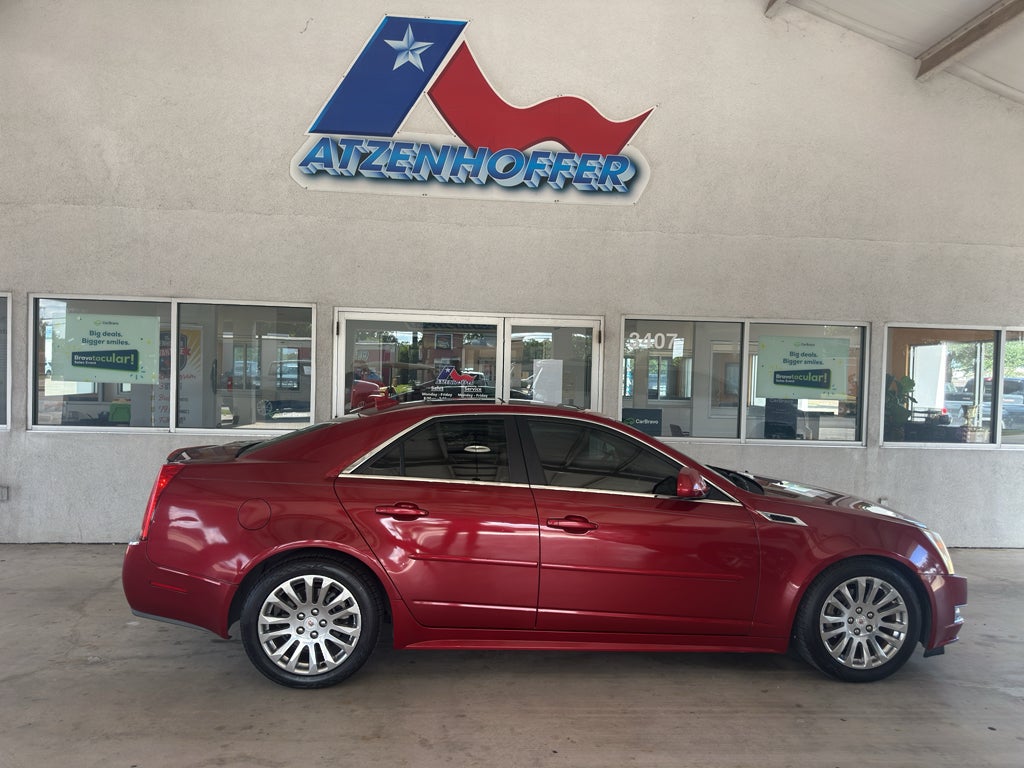 2013 Cadillac CTS Premium in Crystal Red Tintcoat — front three-quarter view
