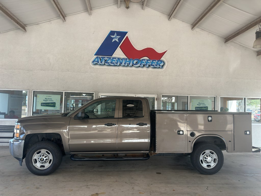 2015 Chevrolet Silverado 2500 HD Work Truck in Summit White — front three-quarter view