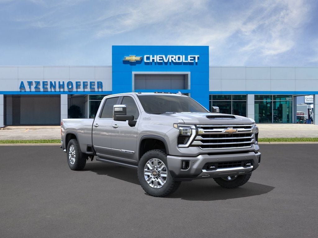 2026 Chevrolet Silverado 2500 HD High Country in Sterling Gray Metallic — front three-quarter view