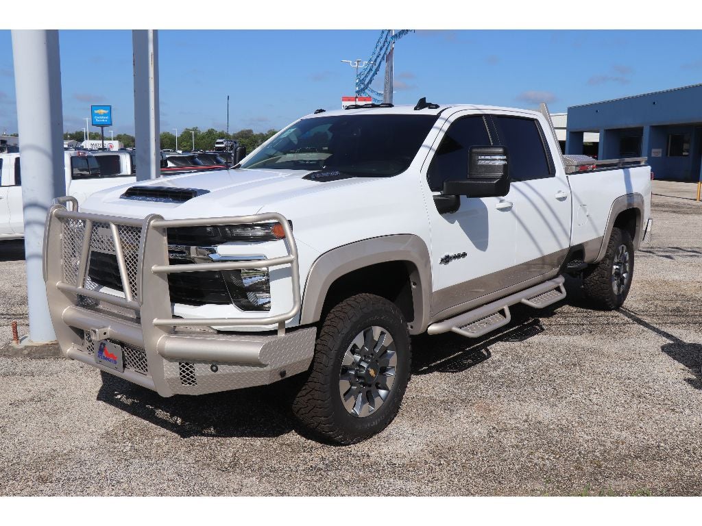 2026 Chevrolet Silverado 3500 HD LT in Summit White — front three-quarter view