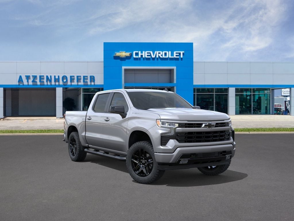2026 Chevrolet Silverado 1500 RST in Sterling Gray Metallic — front three-quarter view