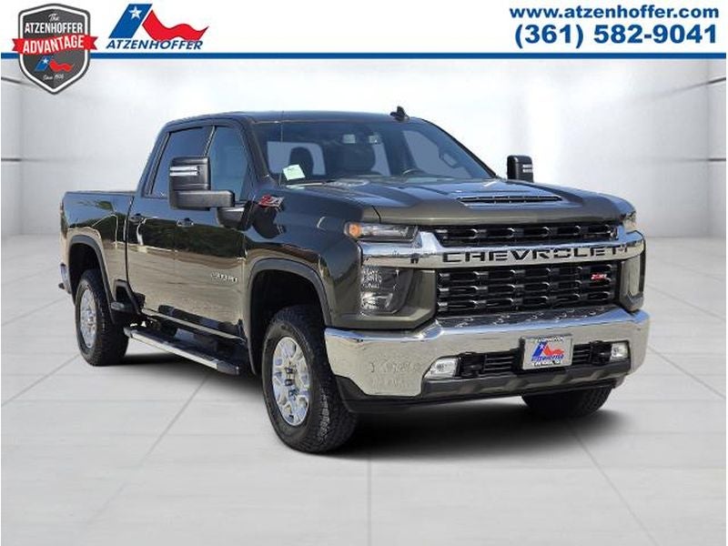 2023 Chevrolet Silverado 2500 HD LT in Greenstone Metallic — front three-quarter view