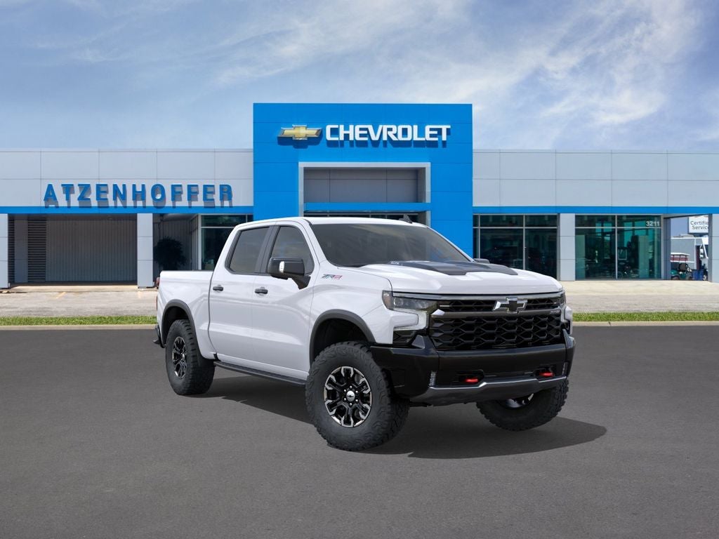 2026 Chevrolet Silverado 1500 ZR2 in Summit White — front three-quarter view