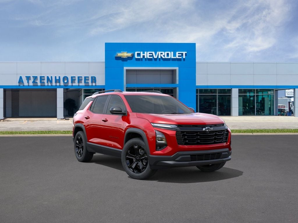 2027 Chevrolet Equinox FWD LT in Radiant Red Tintcoat — front three-quarter view