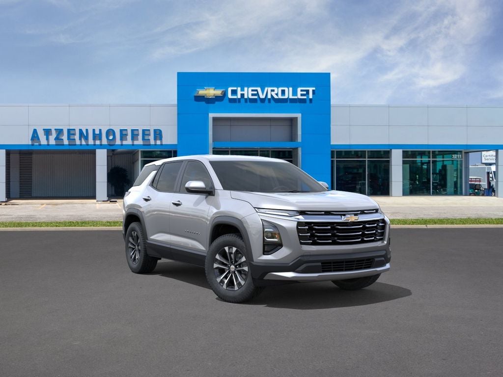 2027 Chevrolet Equinox FWD LT in Sterling Gray Metallic — front three-quarter view
