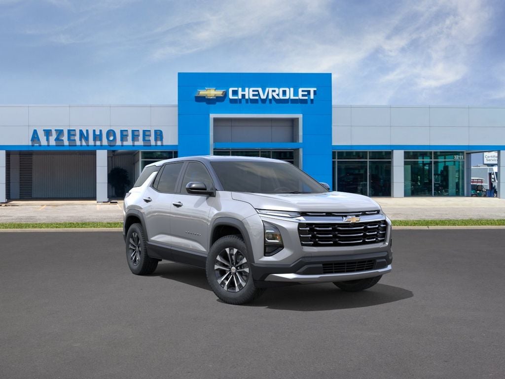 2027 Chevrolet Equinox FWD LT in Sterling Gray Metallic — front three-quarter view