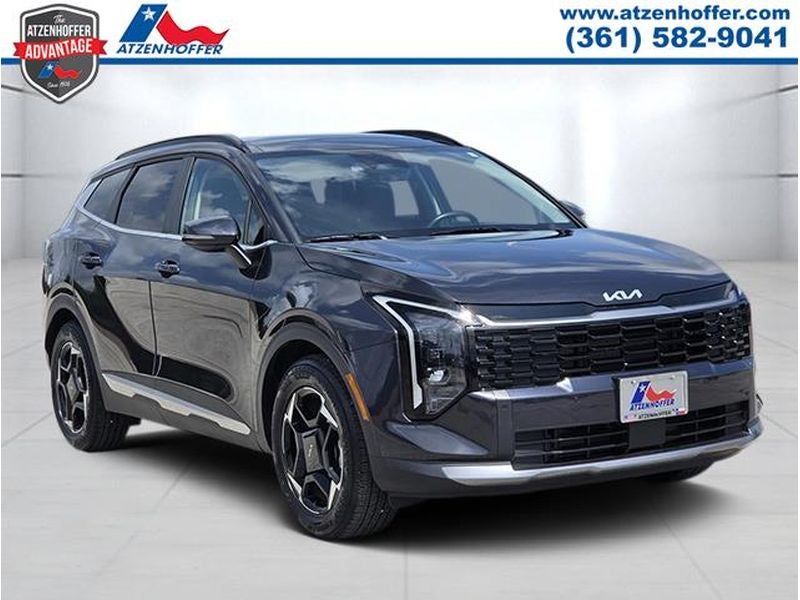 2026 Kia Sportage EX in Gray — front three-quarter view