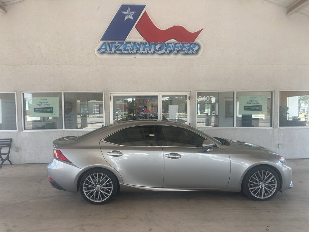 2016 Lexus IS 200t in Silver — front three-quarter view