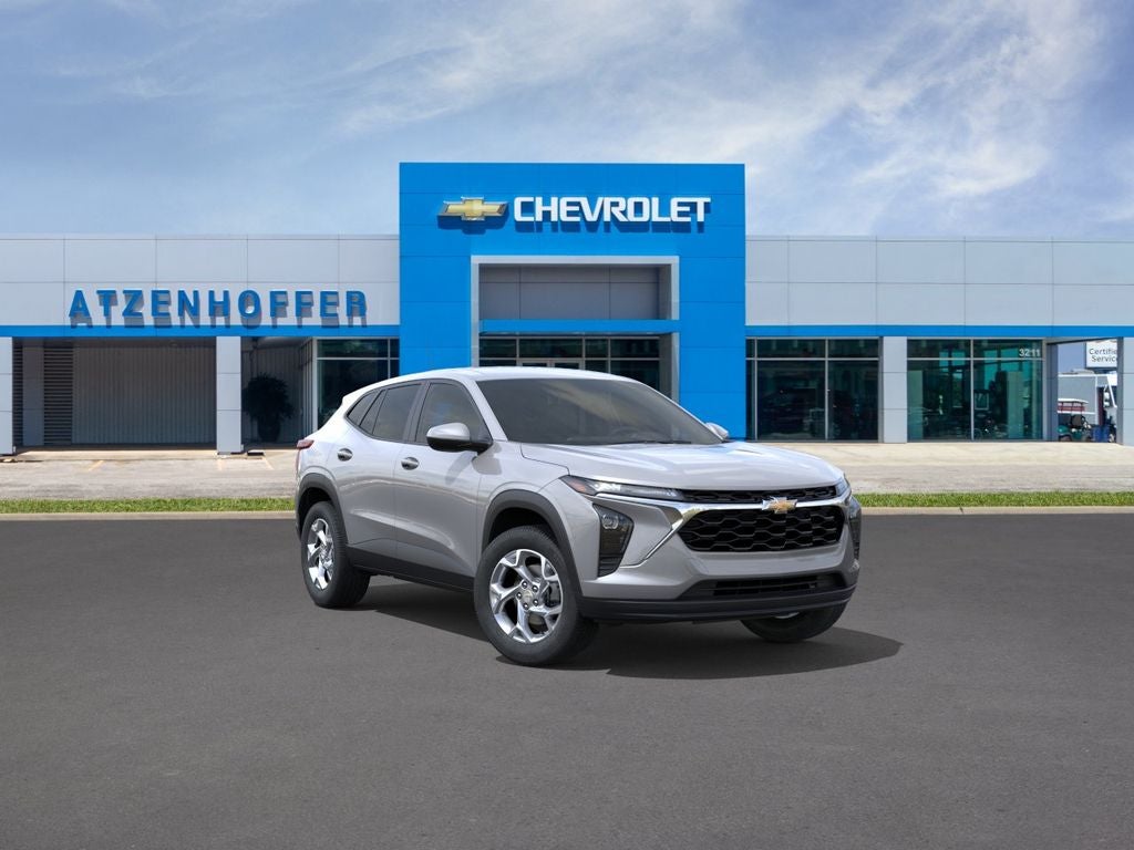 2026 Chevrolet Trax LS in Sterling Gray Metallic — front three-quarter view