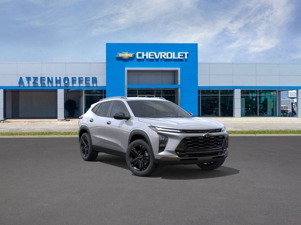 2026 Chevrolet Trax ACTIV in Sterling Gray Metallic — front three-quarter view