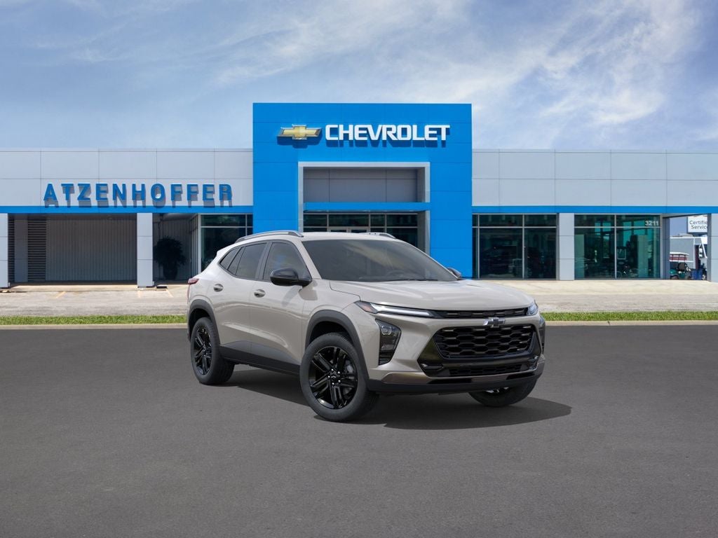 2026 Chevrolet Trax ACTIV in White Sands — front three-quarter view
