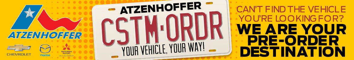 Custom Order Your Vehicle 
